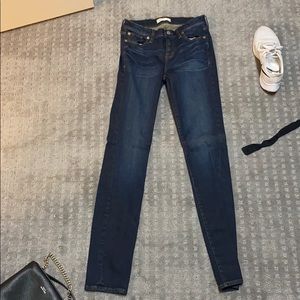 Madewell Alley Straight Dark Wash Jean